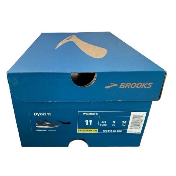 Brooks Dyad II Women’s Running Shoes Ombre Primrose Lavender Size 11 X-Wide 2E - Picture 8 of 9